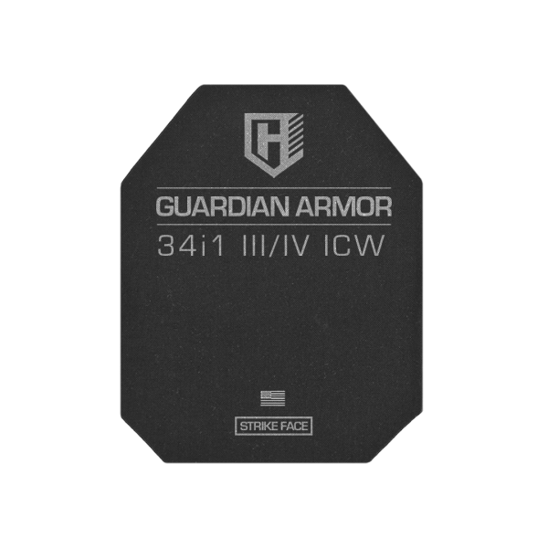 HighCom Armor Guardian 34i1 Hard Armor Plate Level III IV ICW Shooter Cut