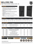 Bellfire FRS First Responder Shield Level IIIA Product Spec Sheet PDF