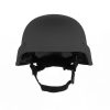 Striker HPACH High Performance Advanced Combat Helmet Level IIIA Standard Cut fitted with Accessories Black Front View