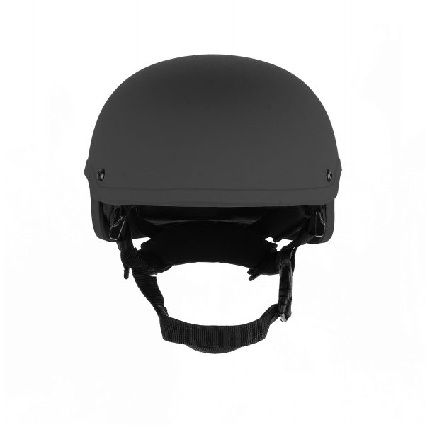 Striker HPACHHC High Performance Advanced Combat Helmet Level IIIA High Cut Ratchet Dial Harness Black Front View