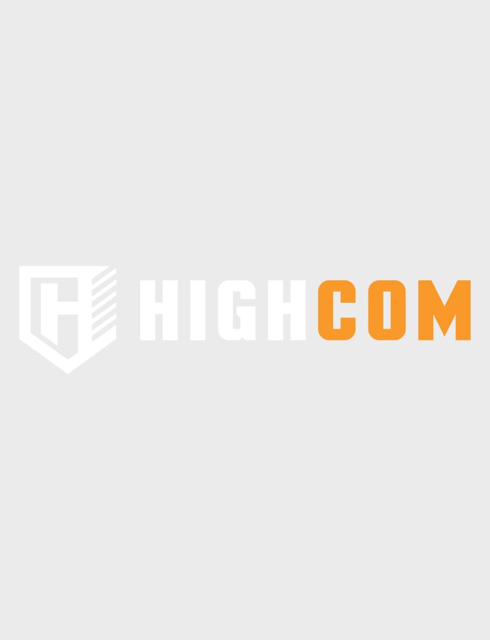 HighCom Armor Signature Logo – White and Orange