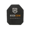 HighCom Armor Guardian 3i7m ICW IIIA II Level III Hard Armor Plate SCMC Cut
