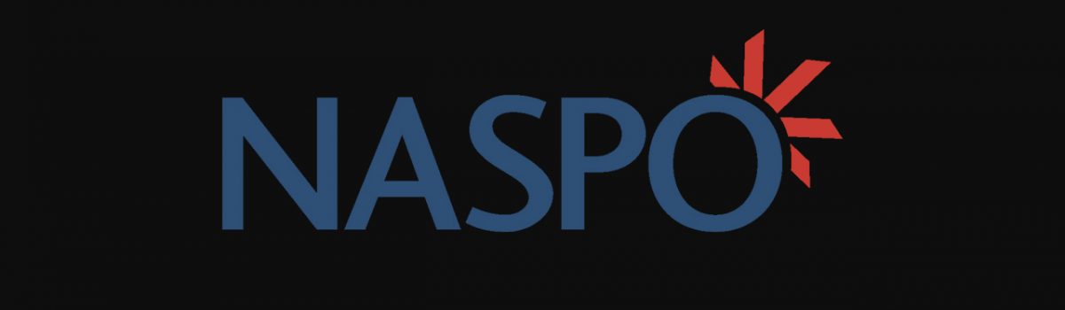 Image of NASPO Logo on black background