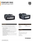 HighCom Armor Foxfury B50 taker Shield Light Product Spec PDF