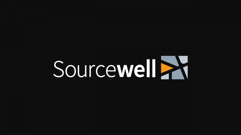 Image of Sourcewell Logo on black background