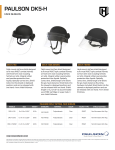 Paulson DK5-H Face Shields Various Models Product Spec Sheet PDF