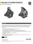 Wilcox L4 Hybrid Shroud One or Three-hole Product Spec Sheet PDF