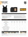 HighCom Armor RAK CAP Rifle Armor Kit Product Spec Sheet in PDF