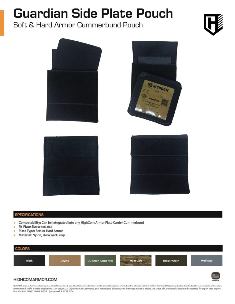 Guardian Side Plate Pouch